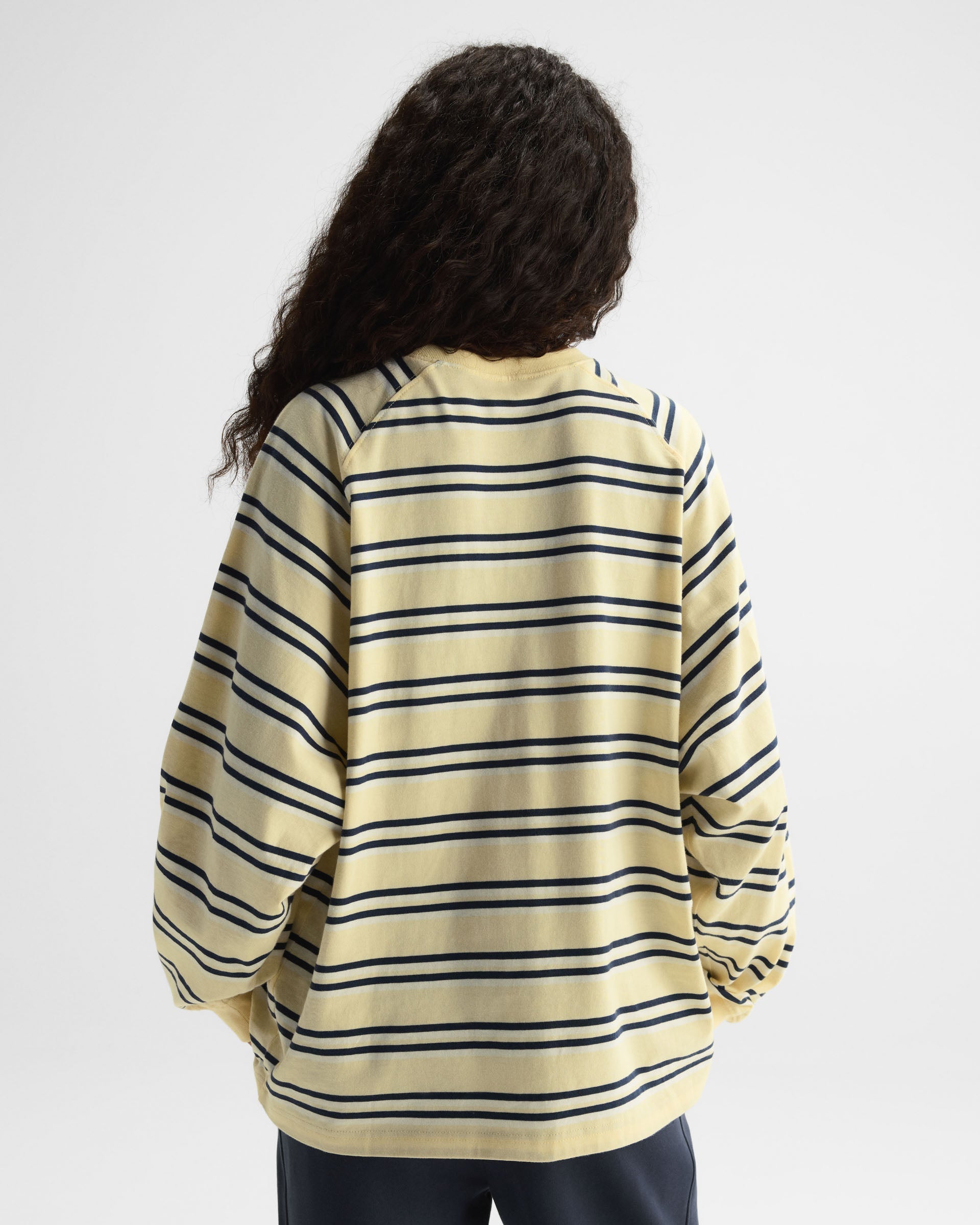 Stripe Long Sleeve T-shirt - Buttercream
