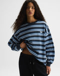 Stripe Long Sleeve T-shirt - Midnight Blue