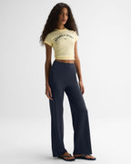 Straight Leg Yoga Pant - Midnight Blue