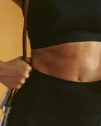 Seamless Crop Shorts - Black