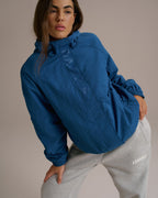 Padded Windbreaker Jacket - College Blue