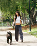 Balloon Yoga Pant - Midnight Blue